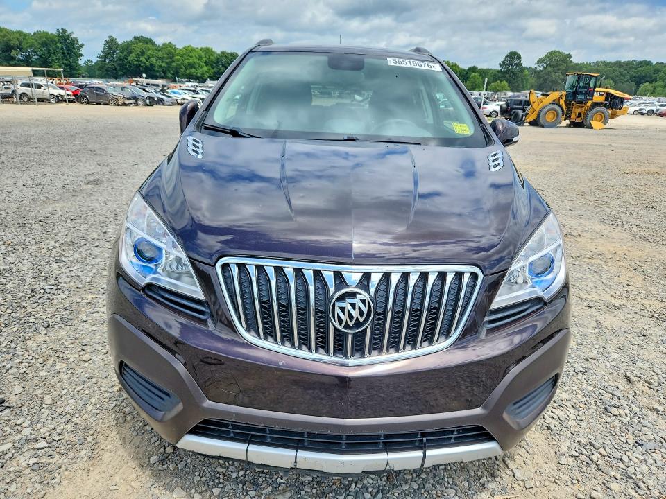 2015 Buick Encore VIN KL4CJASB8FB254593 COPART salvage auction — HAIL, AR - CERT OF TITLE-SALVAGE, sold $2,750 on 2026-07-13 (photo 5)