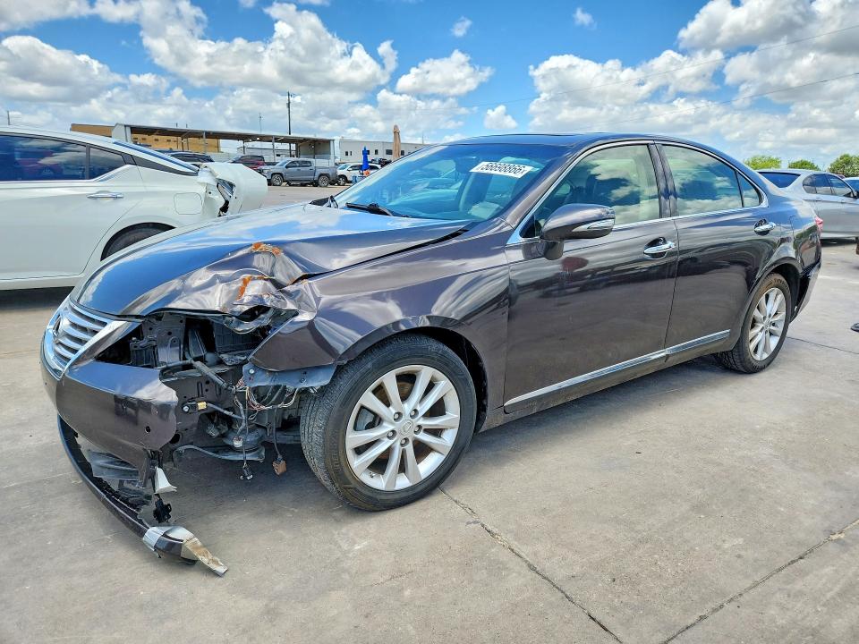 2012 Lexus VIN JTHBK1EG7C2504499 COPART salvage auction — FRONT END, Tx - Certificate Of Title, sold $1,650 on 2026-07-06 (photo 1)
