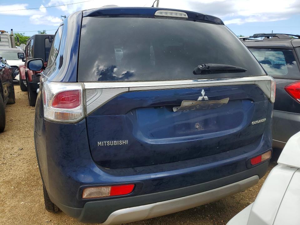 2015 Mitsubishi Outlander VIN JA4AD3A33FZ000821 COPART salvage auction — FRONT END, Hi - Certificate Of Salvage, sold $1 on 2026-08-24 (photo 6)