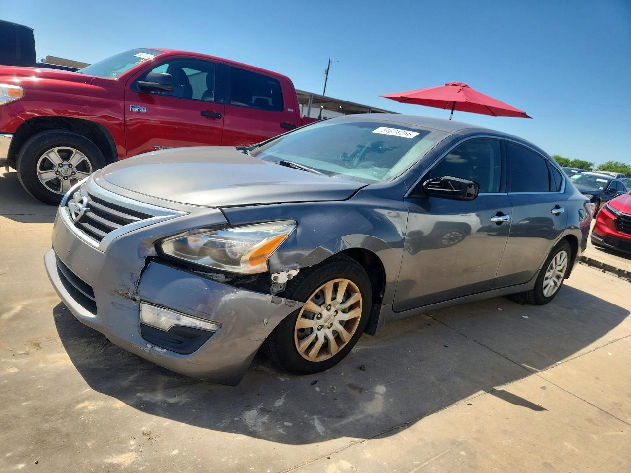 2015 Nissan Altima VIN 1N4AL3AP5FN316052 COPART salvage auction — Front End, TX - SALVAGE VEHICLE TITLE, sold $800 on 2026-07-09 (photo 1)