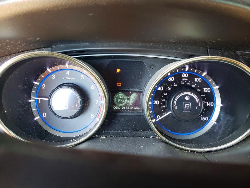 2012 Hyundai Sonata VIN 5NPEC4AC2CH437714 COPART salvage auction — FRONT END, VA - CERT OF TITLE - SALVAGE, sold $225 on 2026-07-24 (photo 9)