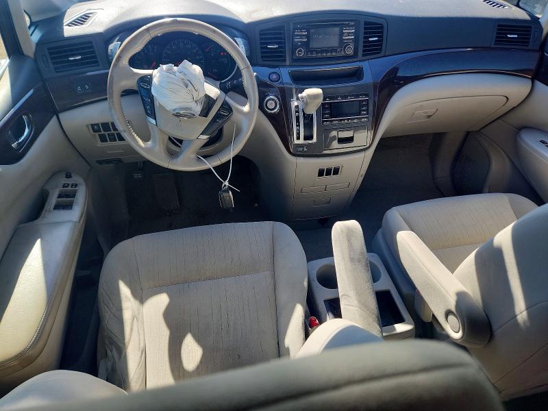 2012 Nissan Quest VIN JN8AE2KP2C9042170 COPART salvage auction — FRONT END, Il - Salvage Certificate, sold $575 on 2026-07-09 (photo 8)