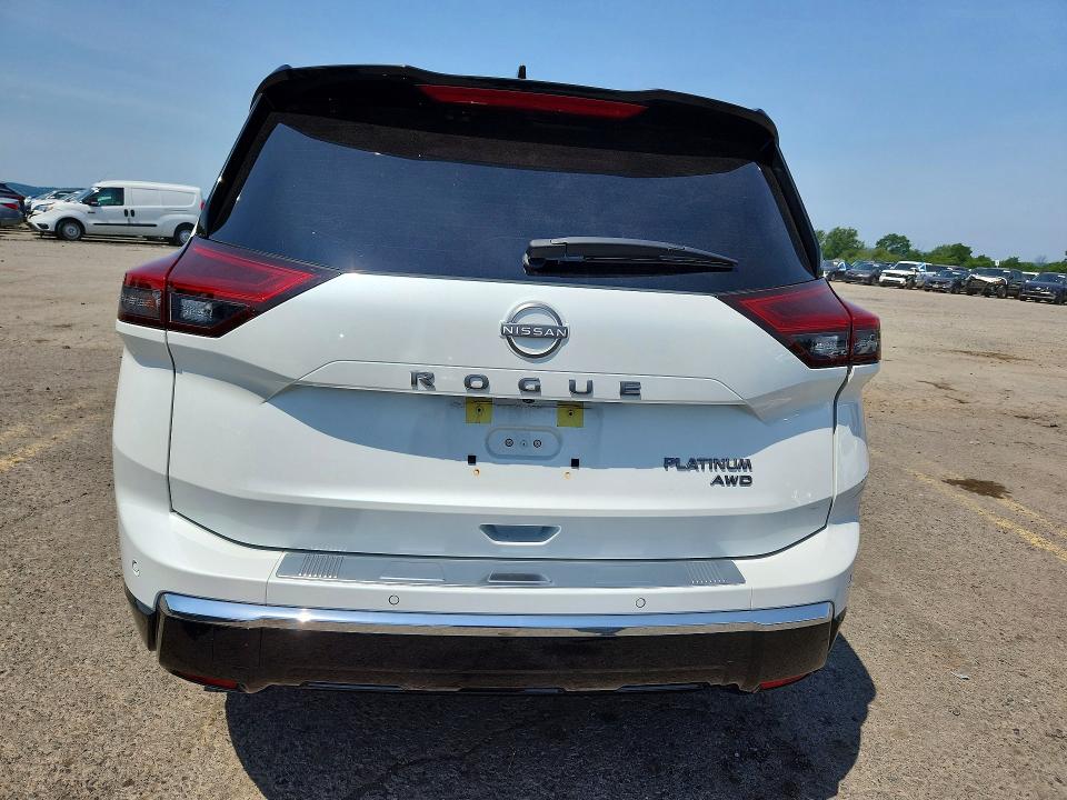 2025 Nissan Rogue VIN JN8BT3DDXSW302284 COPART salvage auction — REAR END, Pa - Certificate Of Salvage, sold $10,800 on 2026-07-21 (photo 6)