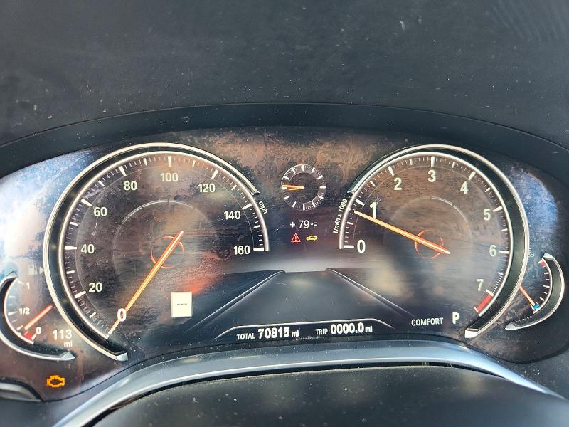 2016 BMW 7er VIN WBA7E2C59GG547575 COPART salvage auction — HAIL, La - Certificate Of Title (P), sold $8,400 on 2026-07-04 (photo 9)