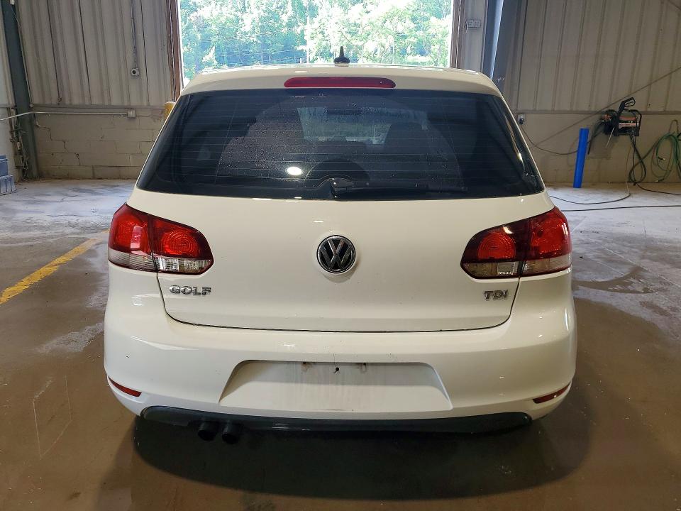 2011 Volkswagen Golf VIN WVWDM7AJ6BW230213 COPART salvage auction — FRONT END, Pa - Certificate Of Salvage, sold $1,950 on 2026-07-22 (photo 6)