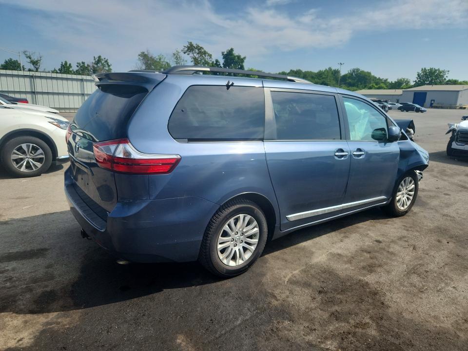 2017 Toyota VIN 5TDYZ3DC6HS885991 COPART salvage auction — FRONT END, Nj - Cert Of Title-Salvage, sold $1,700 on 2026-07-16 (photo 3)