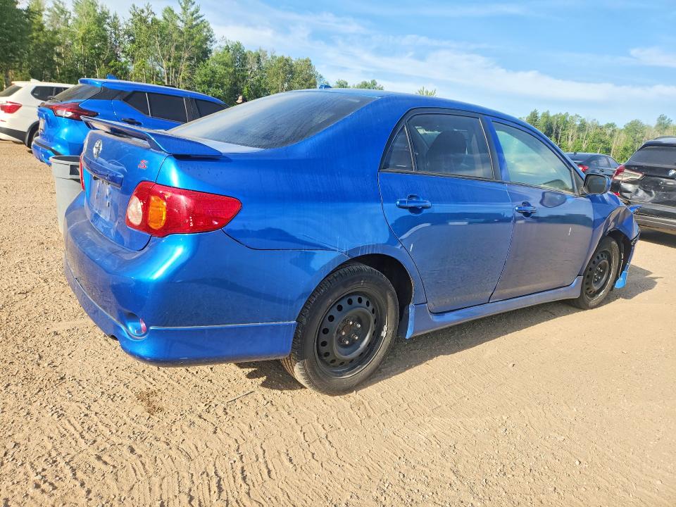 2009 Toyota Corolla VIN 2T1BU40E59C089681 COPART salvage auction — FRONT END, On - Permit No Brand - Unfit, sold $1,850 on 2026-07-02 (photo 3)