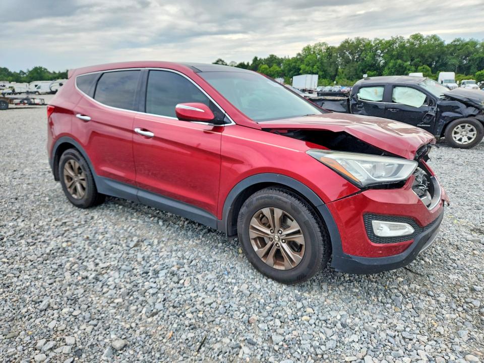 2013 Hyundai Santa fe VIN 5XYZU3LB8DG062952 COPART salvage auction — FRONT END, Ga - Cert Of Title-Salvage, sold $2,100 on 2026-07-28 (photo 4)