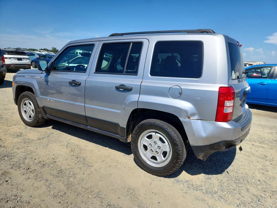 2017 Jeep Liberty (patriot) VIN 1C4NJPBA2HD207642 COPART salvage auction — REAR END, Ca - Salvage Certificate, sold $1,800 on 2026-07-09 (photo 2)