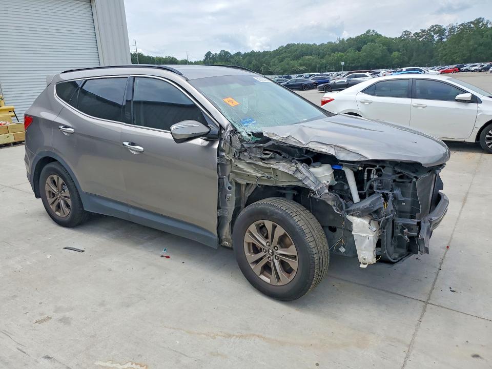 2013 Hyundai Santa fe VIN 5XYZU3LB4DG110995 COPART salvage auction — FRONT END, Sc - Cert Of Title-Salvage, sold $225 on 2026-07-27 (photo 4)