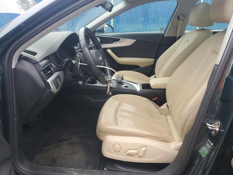 2018 Audi A4 VIN WAUBNAF47JN005031 COPART salvage auction — FRONT END, Ns - Cert Of Registration, sold $4,800 on 2026-07-16 (photo 7)