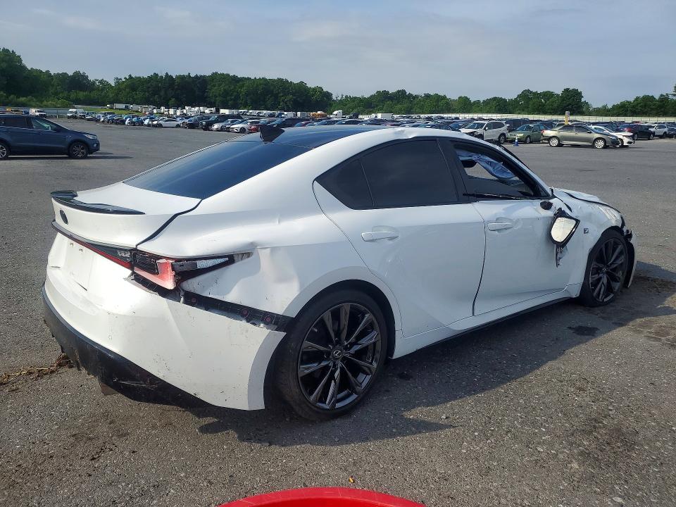 2022 Lexus Is VIN JTHGZ1E2XN5025582 COPART salvage auction — ROLLOVER, Pa - Certificate Of Salvage, sold $3,050 on 2026-07-21 (photo 3)