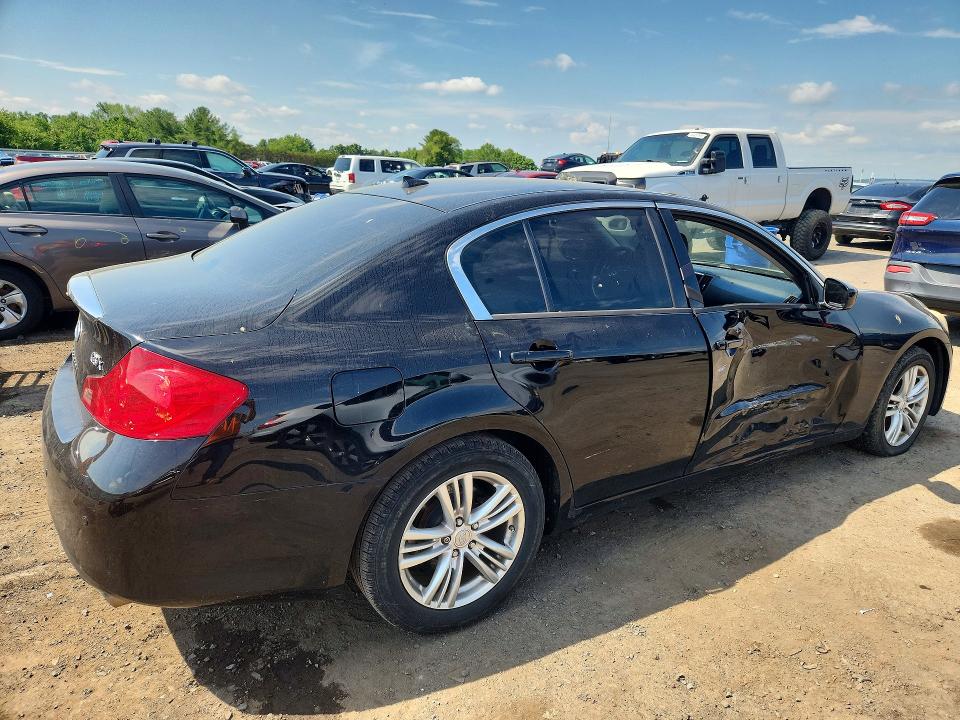 2013 Infiniti G VIN JN1CV6AR5DM769268 COPART salvage auction — SIDE, Pa - Certificate Of Salvage, sold $275 on 2026-07-31 (photo 3)