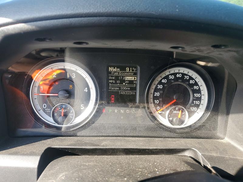 2014 Ram VIN 3C6UR5DL0EG144604 COPART salvage auction — FRONT END, Nc - Salvage Certificate Of Title, sold $9,600 on 2026-07-28 (photo 9)