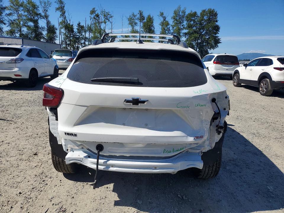 2026 Chevrolet VIN KL77LJEP6TC136182 COPART salvage auction — REAR END, WA - BILL OF SALE, sold $8,200 on 2026-07-27 (photo 6)
