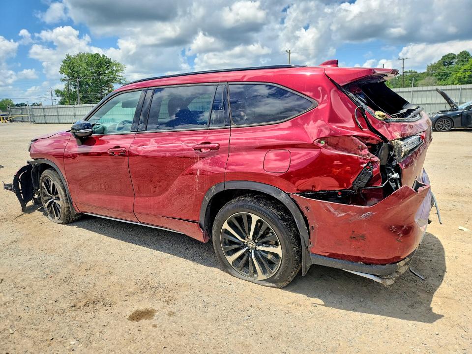 2021 Toyota Highlander VIN 5TDLZRBH7MS158283 COPART salvage auction — ALL OVER, LA - CERT OF TITLE-SALVAGE, sold $250 on 2026-07-16 (photo 2)