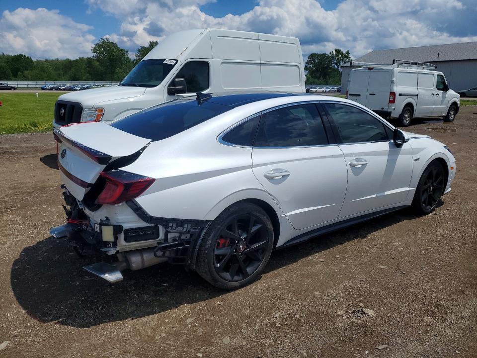2022 Hyundai VIN 5NPEK4JC3NH141283 COPART salvage auction — REAR END, Oh - Cert Of Title-Salvage, sold $6,800 on 2026-07-16 (photo 3)