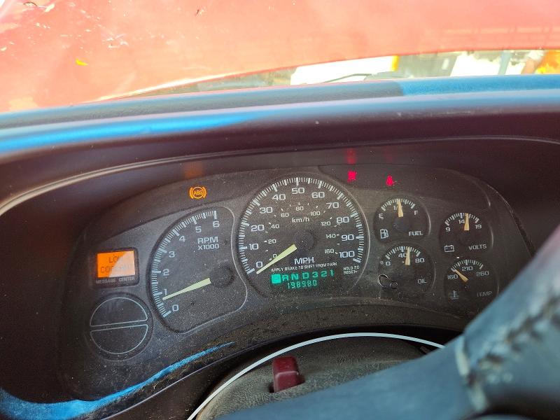 1999 Chevrolet Silverado VIN 2GCEC19T4X1230655 COPART salvage auction — FRONT END, Tx - Salvage Vehicle Title, sold $550 on 2026-07-09 (photo 9)
