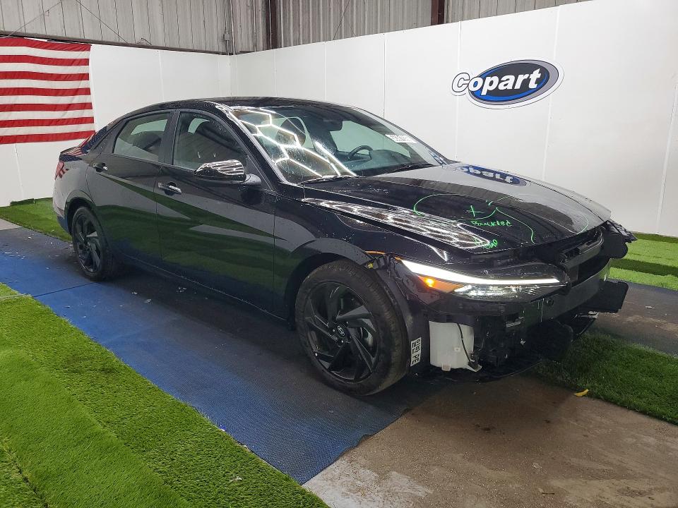 2026 Hyundai Elantra VIN KMHLM4DG9TU121862 COPART salvage auction — FRONT END, Ms - Certificate Of Title (P), sold $13,500 on 2026-07-15 (photo 4)