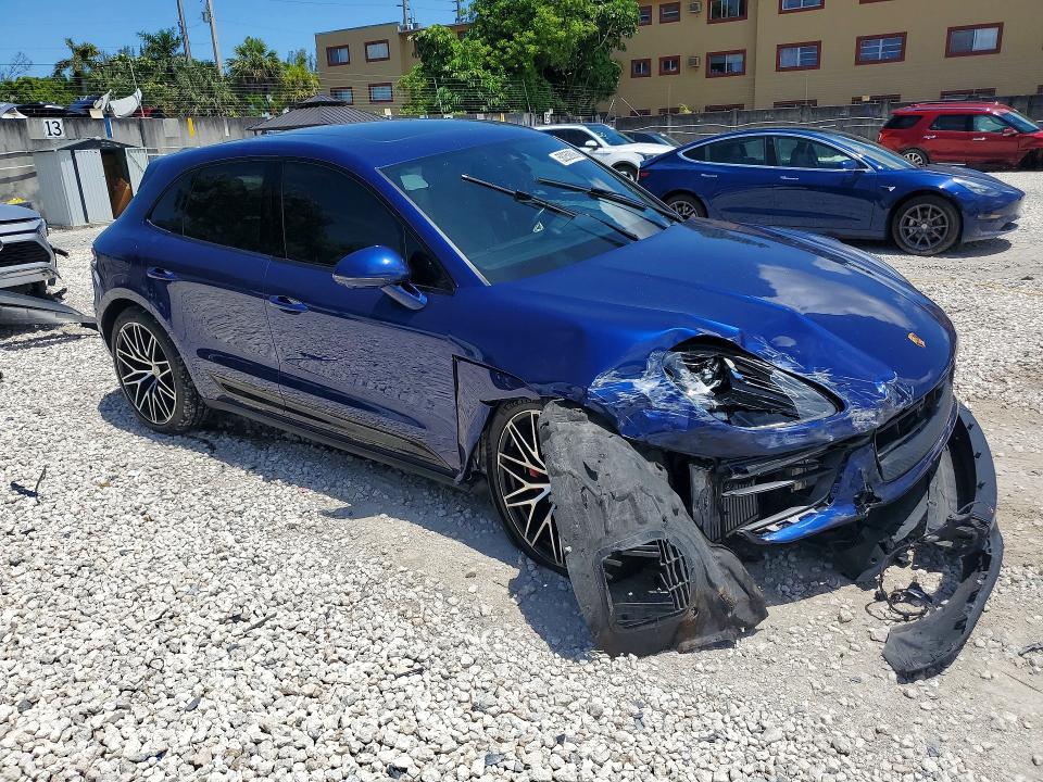 2024 Porsche Macan VIN WP1AG2A58RLB36764 COPART salvage auction — FRONT END, Fl - Cert Of Title Slvg Rebuildable, sold $7,200 on 2026-07-28 (photo 4)
