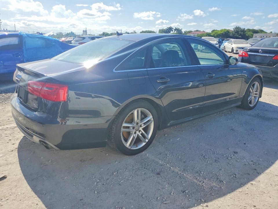 2012 Audi A6 VIN WAUBGAFC0CN006056 COPART salvage auction — WATER/FLOOD, Nj - Cert Of Title-Salvage (P), sold $2,000 on 2026-07-10 (photo 3)