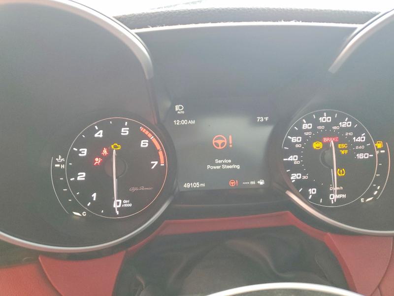 2019 Alfa romeo Giulia VIN ZARFANBN4K7608200 COPART salvage auction — VANDALISM, Ny - Mv-907A Salvage Certificate, sold $650 on 2026-07-27 (photo 9)