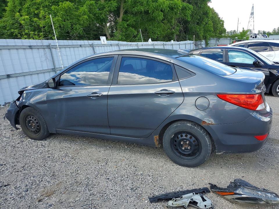 2012 Hyundai Accent VIN KMHCT4AE3CU050681 COPART salvage auction — FRONT END, On - Permit No Brand - Unfit, sold $400 on 2026-07-09 (photo 2)