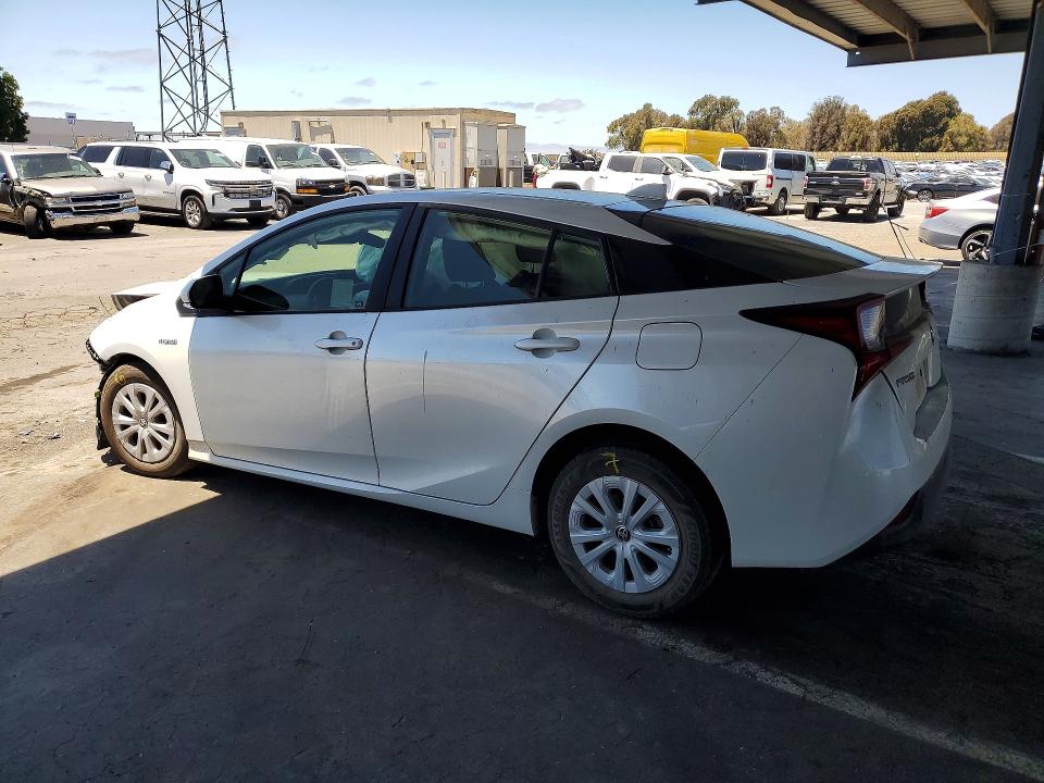 2021 Toyota Prius VIN JTDKAMFU6M3151601 COPART salvage auction — FRONT END, Ca - Salvage Certificate, sold $2,550 on 2026-07-07 (photo 2)