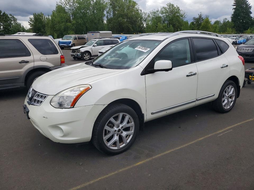 2012 Nissan Rogue VIN JN8AS5MV7CW397245 COPART salvage auction — FRONT END, Or - Certificate Of Title, sold $675 on 2026-07-09 (photo 1)