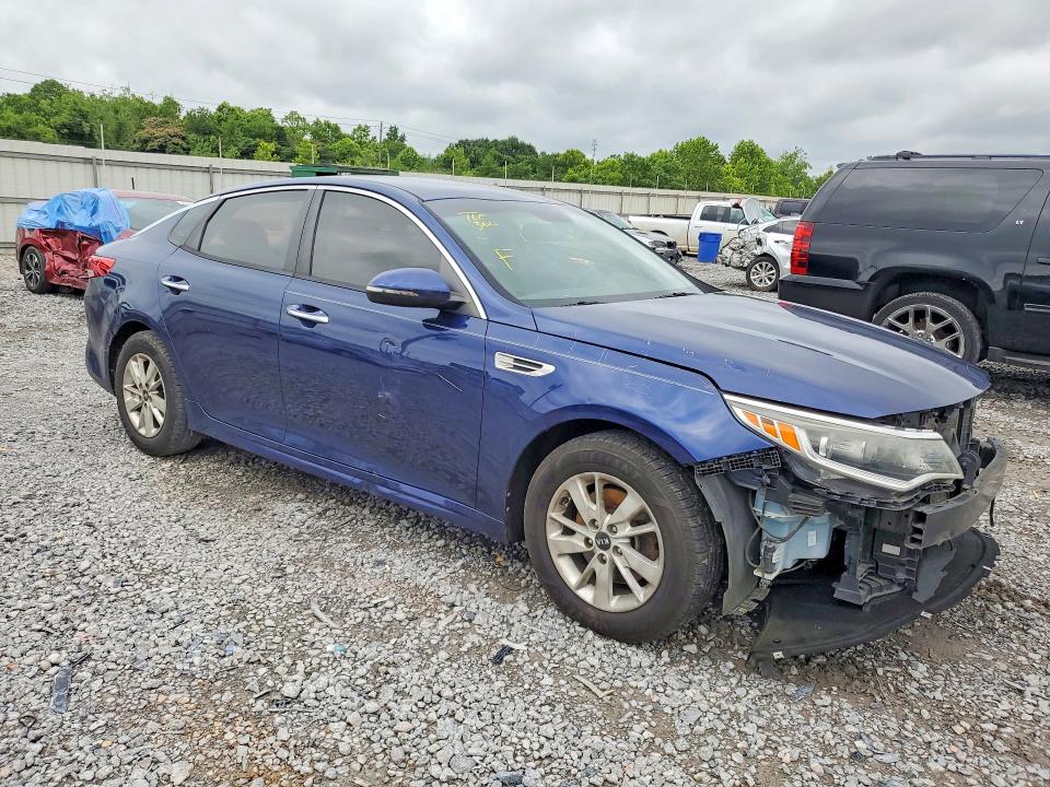 2017 Kia Optima VIN 5XXGT4L39HG158334 COPART salvage auction — FRONT END, Al - Cert Of Title-Salvage Title, sold $825 on 2026-07-14 (photo 4)