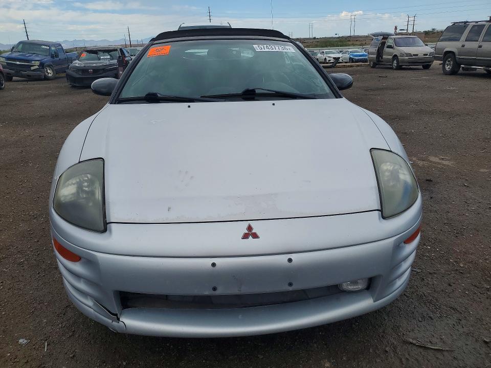 2001 Mitsubishi ECLIPSE VIN 4A3AE45G21E142497 COPART salvage auction — MECHANICAL, Az - Certificate Of Title, sold $250 on 2026-07-10 (photo 5)