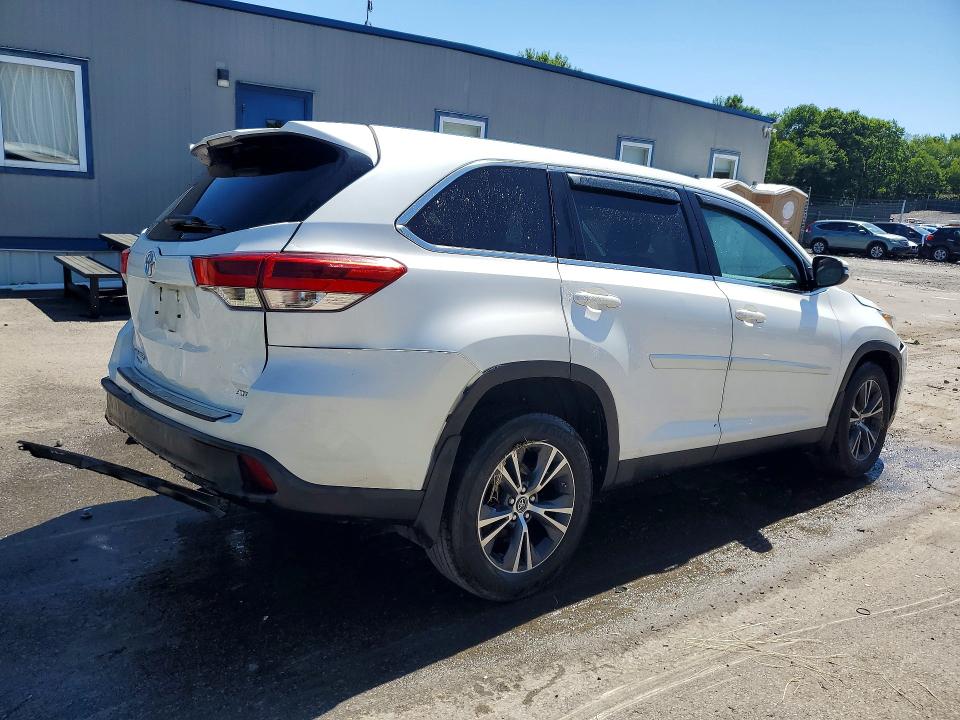 2019 Toyota Highlander VIN 5TDBZRFH9KS724205 COPART salvage auction — FRONT END, Pa - Certificate Of Salvage, sold $5,100 on 2026-07-27 (photo 3)