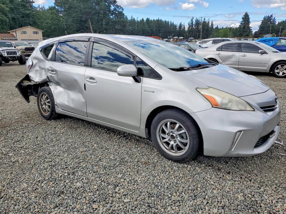 2013 Toyota Prius v VIN JTDZN3EU7D3266271 COPART salvage auction — SIDE, WA - BILL OF SALE, sold $1,200 on 2026-07-31 (photo 4)