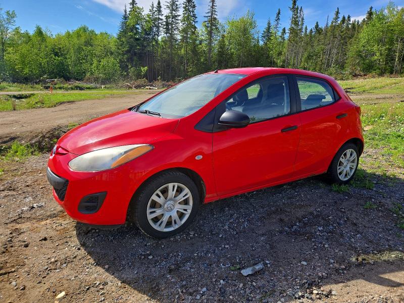 2012 Mazda 2 VIN JM1DE1KY2C0143743 COPART salvage auction — SIDE, Qc - Gravement Accidente, sold $625 on 2026-07-07 (photo 1)