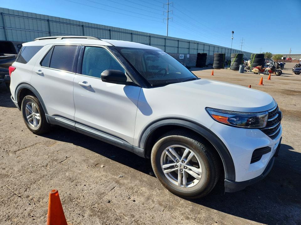 2022 Ford Explorer VIN 1FMSK8DH2NGC15195 COPART salvage auction — REAR END, Nm - Cert Of Title-Salvage, sold $9,200 on 2026-07-09 (photo 4)