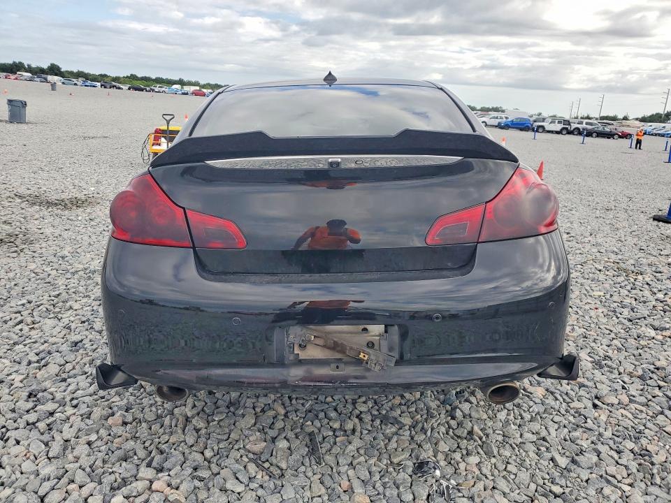 2013 Infiniti G VIN JN1CV6AR3DM355213 COPART salvage auction — FRONT END, FL - CERT OF TTL-REBUILT&SLVG RBLD, sold $400 on 2026-07-02 (photo 6)