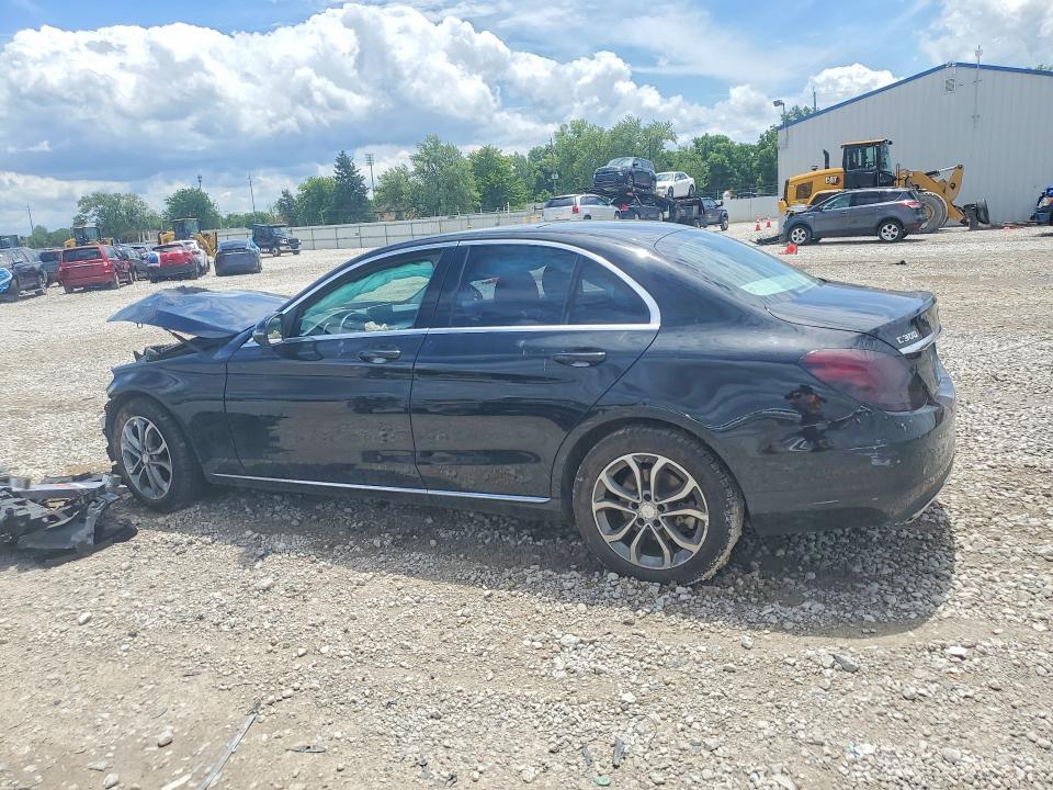 2017 Mercedes-benz C-klasse VIN WDDWF4KBXHR240894 COPART salvage auction — FRONT END, OH - CERTIFICATE OF TITLE, sold $850 on 2026-07-24 (photo 2)