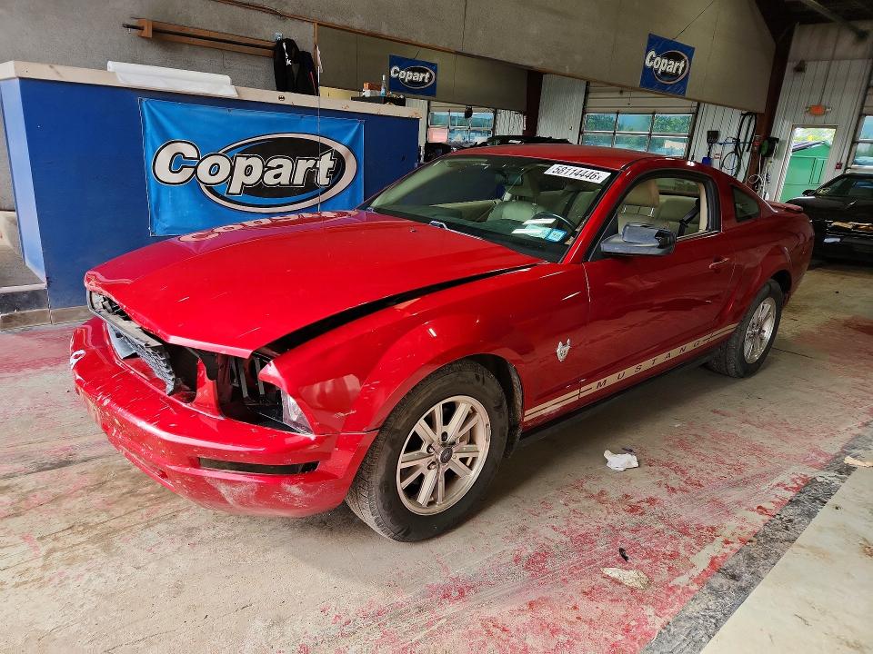 2009 Ford Mustang VIN 1ZVHT80N595140529 COPART salvage auction — FRONT END, Ny - Mv-907A Salvage Certificate, sold $775 on 2026-07-06 (photo 1)