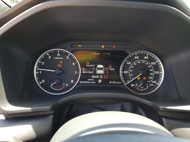 2022 Mitsubishi Outlander VIN JA4J3UA86NZ090162 COPART salvage auction — FRONT END, La - Cert Of Title-Salvage, sold $4,200 on 2026-07-24 (photo 9)