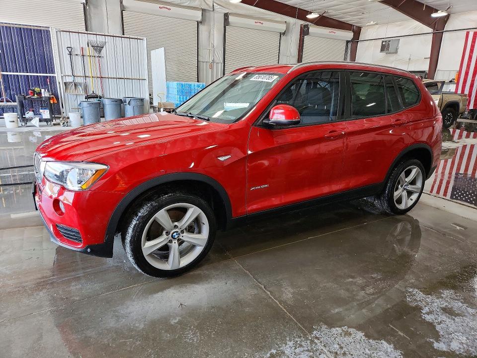 2017 BMW X3 VIN 5UXWX9C53H0T11546 COPART salvage auction — SIDE, Il - Salvage Certificate, sold $225 on 2026-07-29 (photo 1)