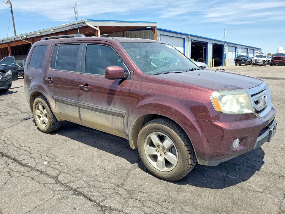 2010 Honda Pilot VIN 5FNYF4H50AB037853 COPART salvage auction — VANDALISM, Co - Salvage Title, sold $1,100 on 2026-07-09 (photo 4)