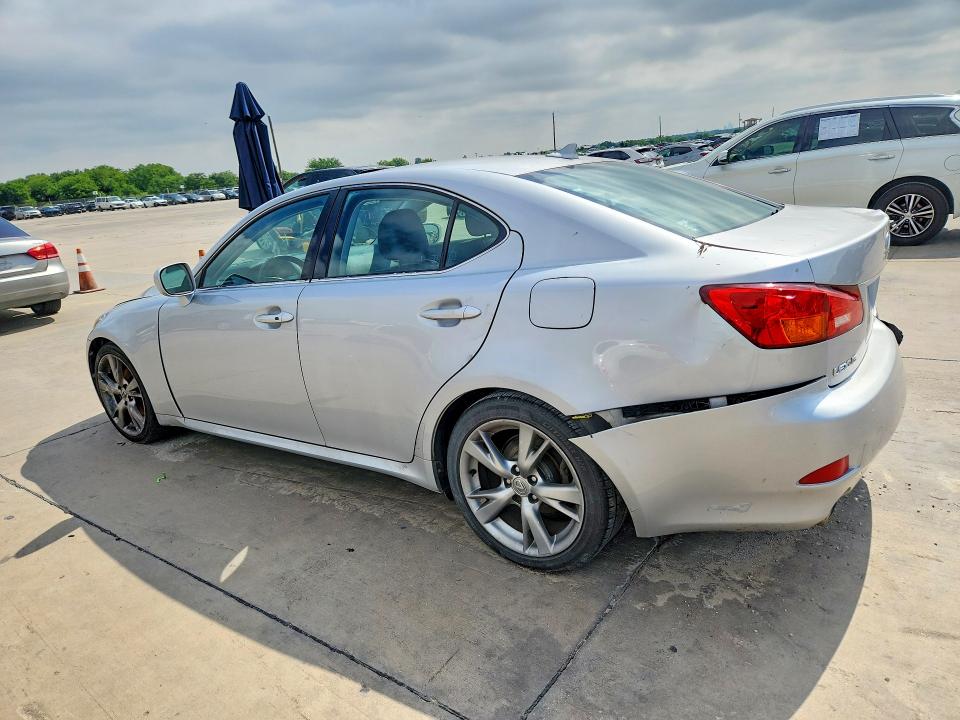2008 Lexus Is VIN JTHBK262282082349 COPART salvage auction — REAR END, Tx - Salvage Vehicle Title, sold $550 on 2026-07-13 (photo 2)