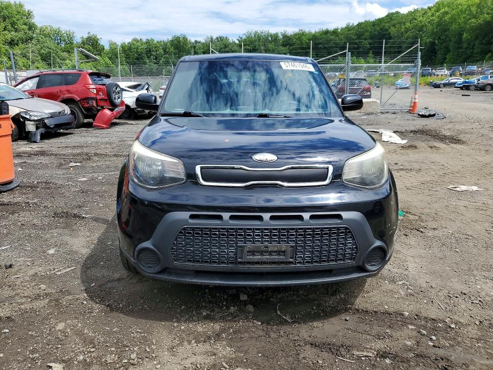 2014 Kia Soul VIN KNDJN2A28E7063475 COPART salvage auction — VANDALISM, Md - Cert Of Salvage > 75% Damage, sold $900 on 2026-07-28 (photo 5)