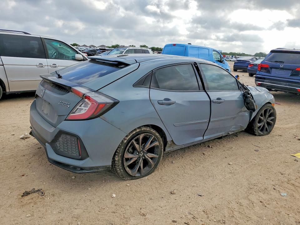 2017 Honda Civic VIN SHHFK7H94HU219295 COPART salvage auction — FRONT END, Tx - Salvage Vehicle Title, sold $1,750 on 2026-07-16 (photo 3)