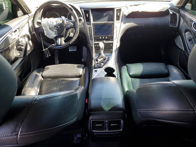 2017 Infiniti Q50 VIN JN1EV7AR3HM836888 COPART salvage auction — FRONT END, Ca - Salvage Certificate, sold $1,750 on 2026-07-20 (photo 8)