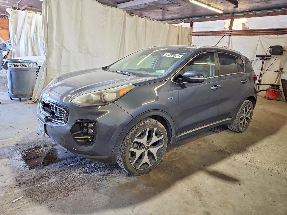 2017 Kia Sportage VIN KNDPRCA68H7104506 COPART salvage auction — FRONT END, Pa - Certificate Of Salvage, sold $4,600 on 2026-07-02 (photo 1)