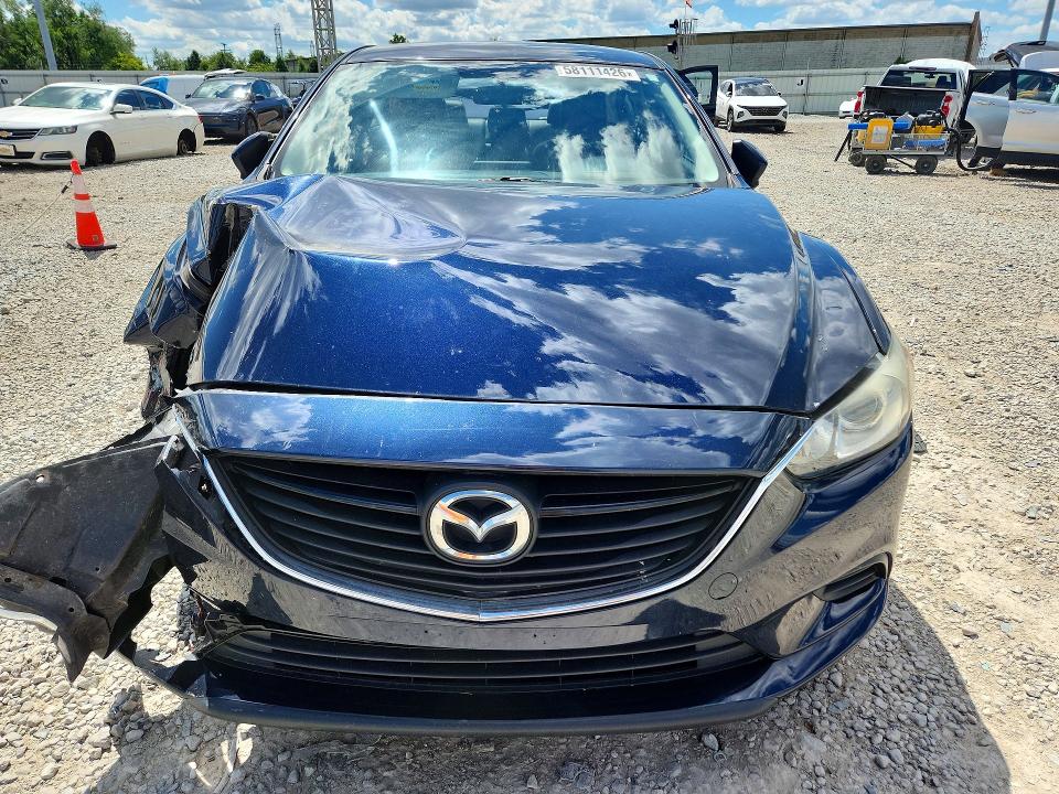 2016 Mazda 6 VIN JM1GJ1V52G1419638 COPART salvage auction — FRONT END, OH - CERT OF TITLE-SALVAGE, sold $100 on 2026-07-02 (photo 5)