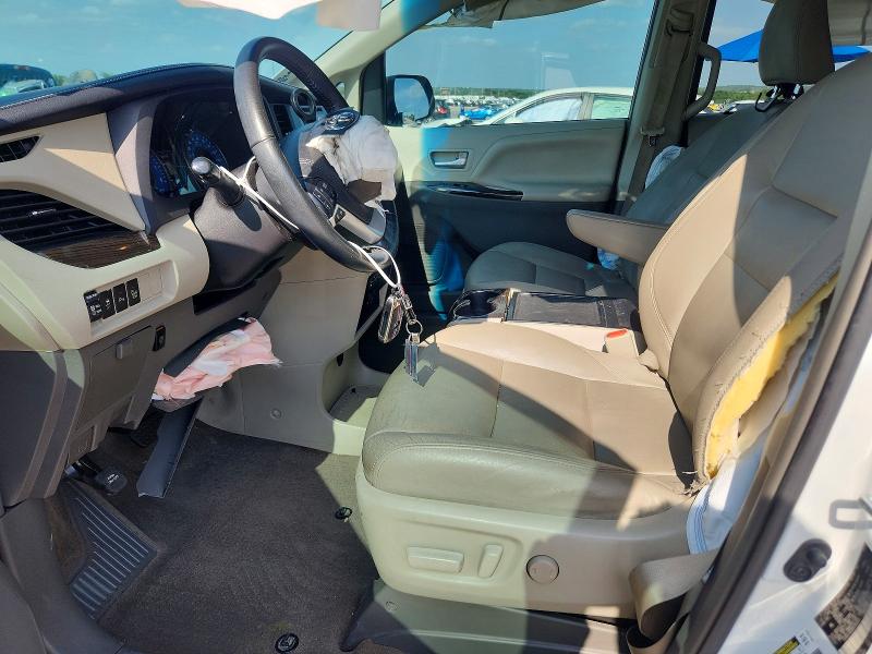 2017 Toyota Sienna VIN 5TDDZ3DC6HS160034 COPART salvage auction — FRONT END, TX - SALVAGE VEHICLE TITLE, sold $3,950 on 2026-07-09 (photo 7)