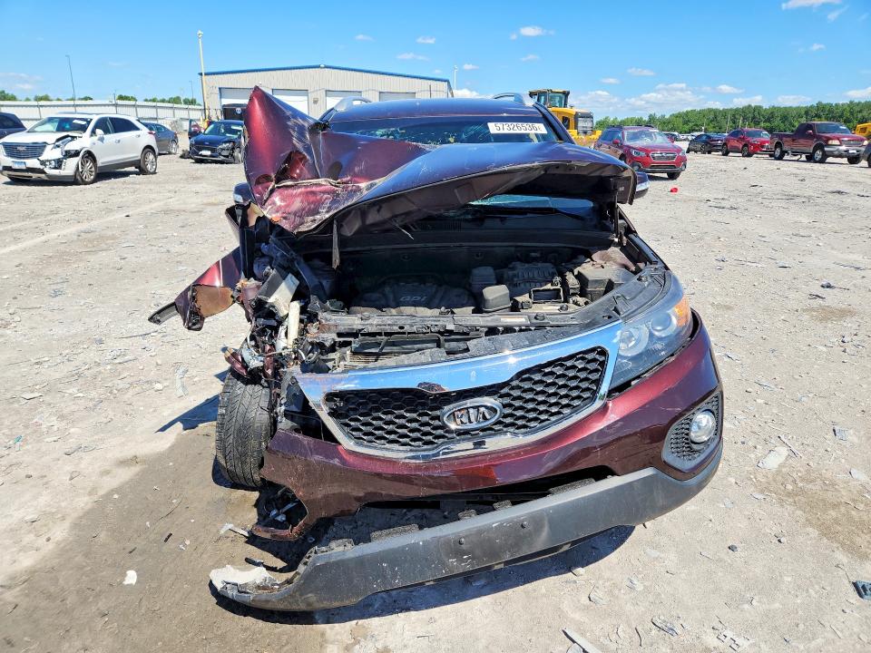 2012 Kia VIN 5XYKU3A60CG242674 COPART salvage auction — FRONT END, IL - SALVAGE CERTIFICATE, sold $400 on 2026-07-29 (photo 5)