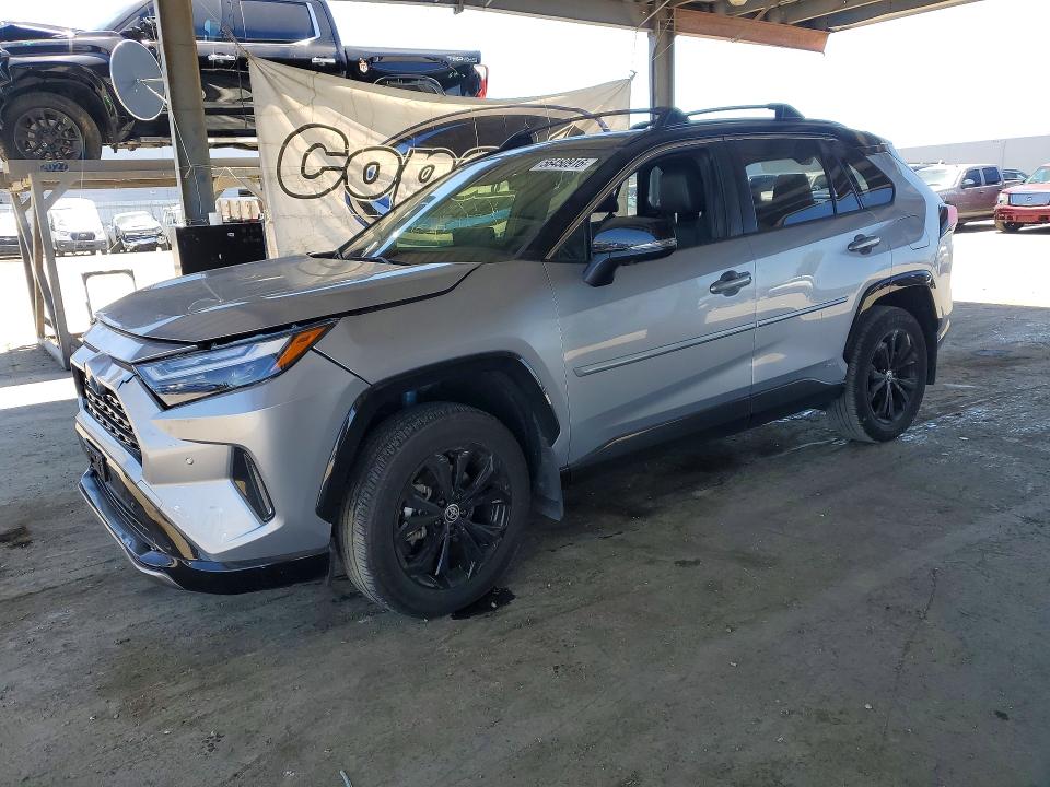 2024 Toyota Rav4 VIN JTME6RFV7RD555934 COPART salvage auction — REAR END, Ca - Salvage Certificate, sold $19,300 on 2026-07-07 (photo 1)
